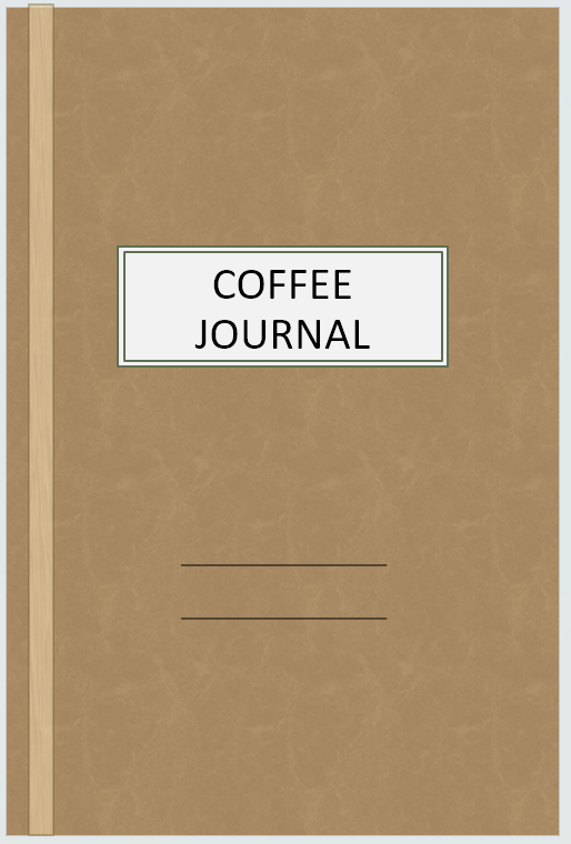 coffee journal cover